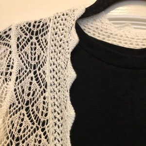 Dress Barn Open-Weave Sweater | Size S | NWT